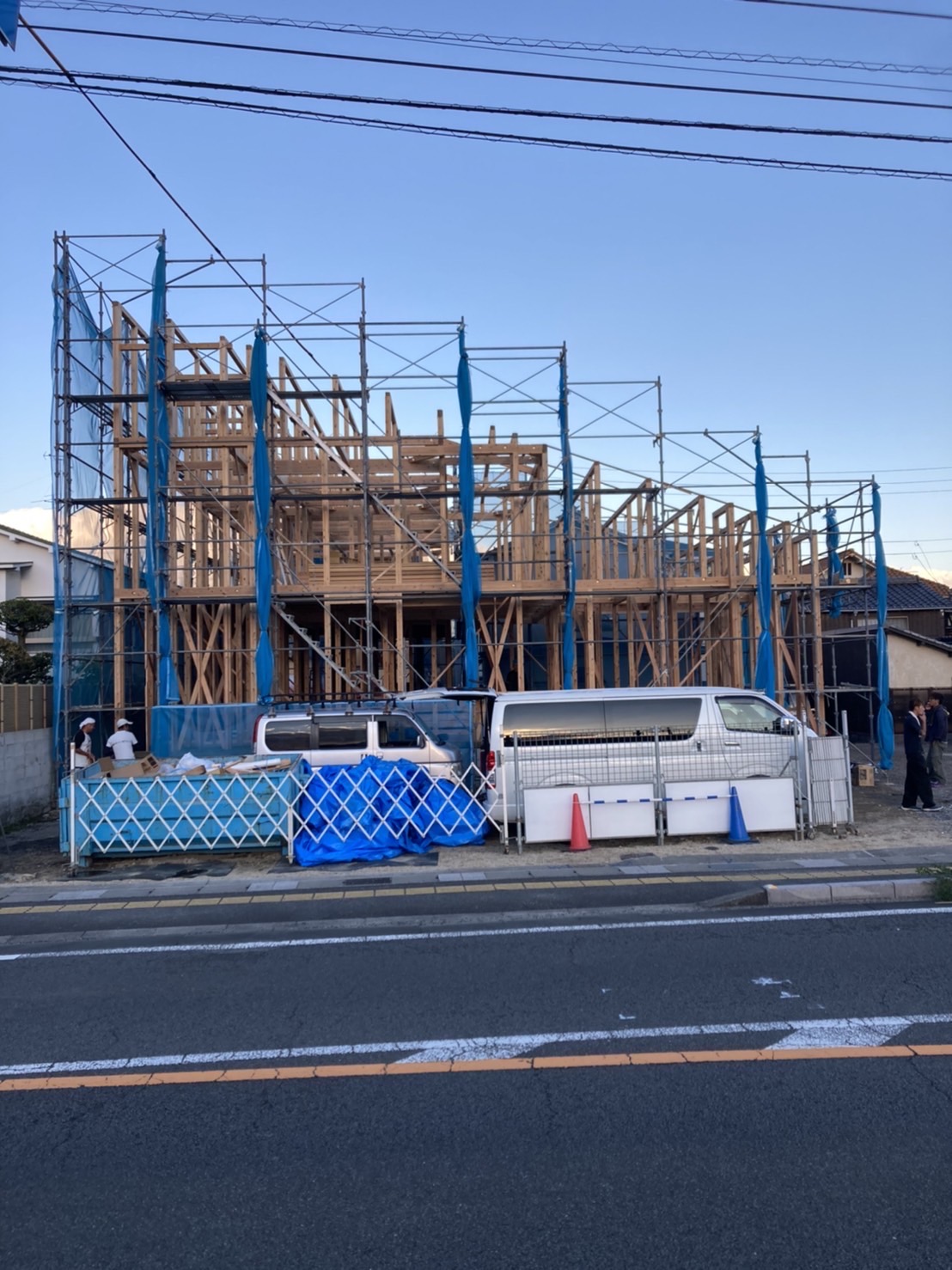 歯科医院　上棟しました